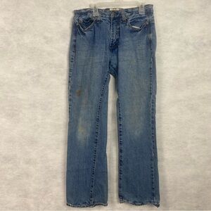 OP Ocean Pacific Jeans Medium Wash 30x32 Bootcut Mid Rise Retro Vintage Flaw